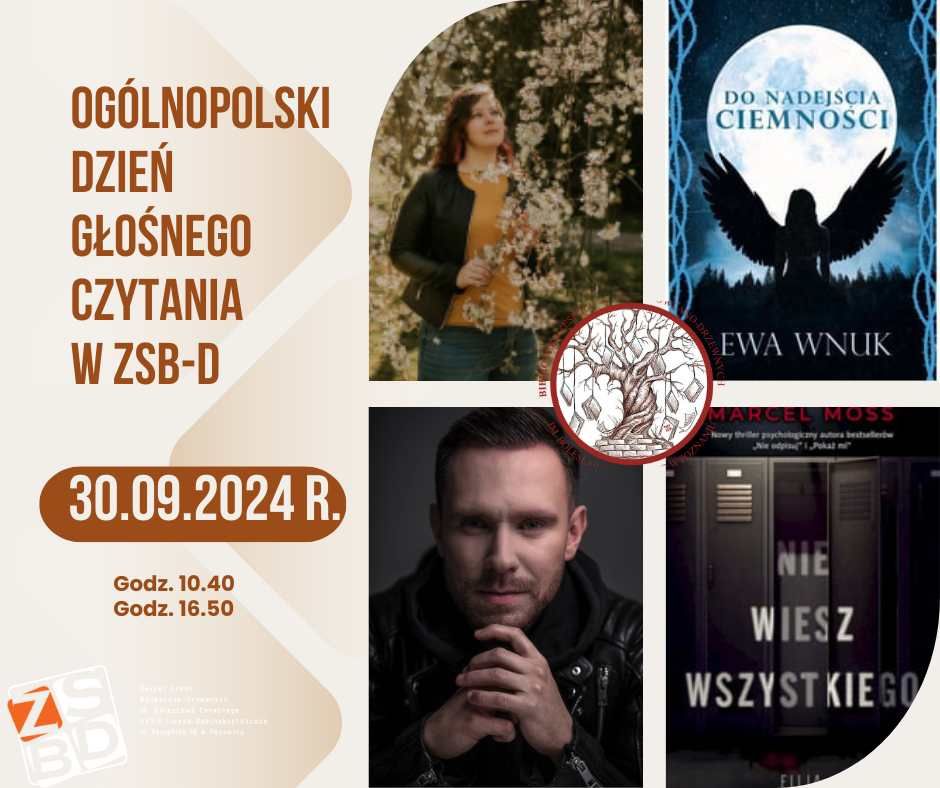 Ogólnopolski Dzień Głośnego Czytania w ZSB-D