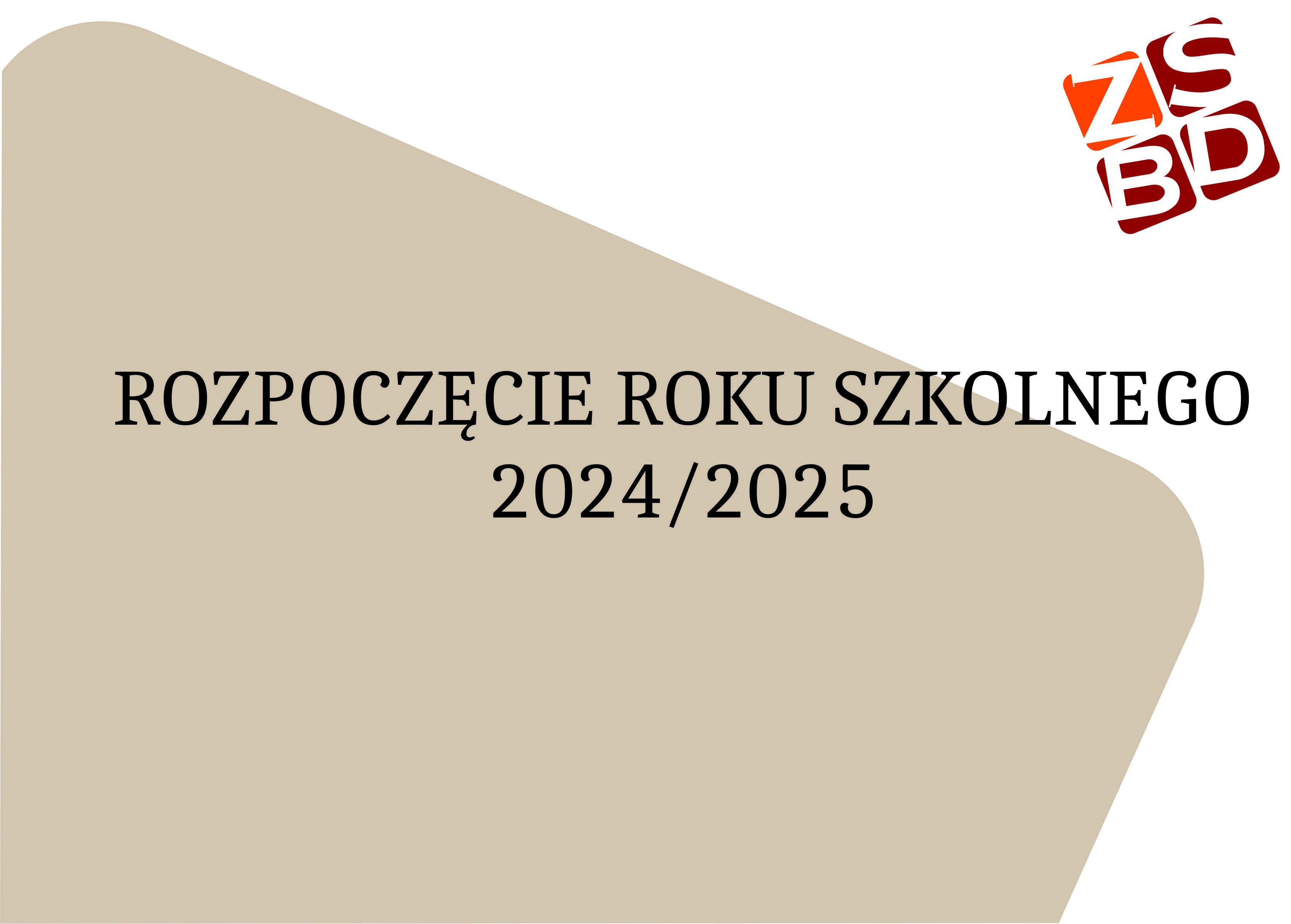 Rozpoczęcie roku szkolnego 2024/2025